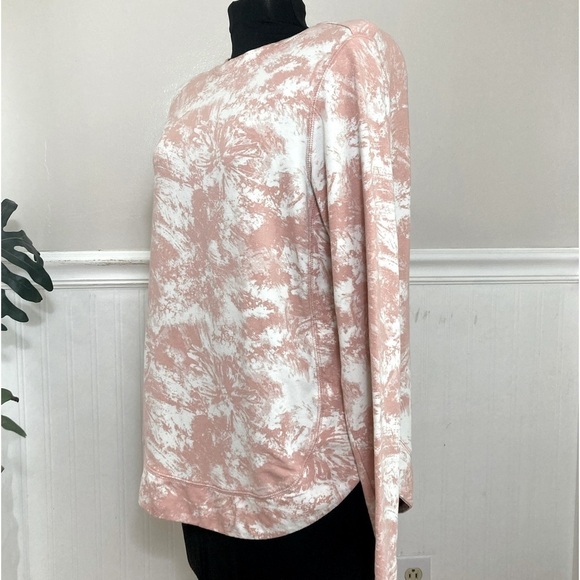 Zuda QVC knit stretch French Terry pullover top, EUC Oversized, Loungewear XS - Picture 7 of 15
